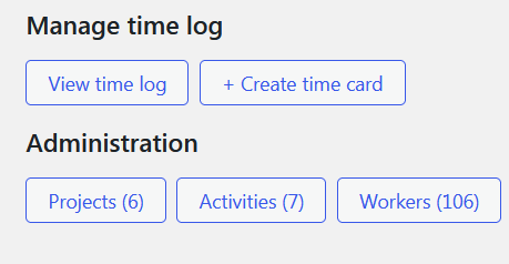 The plugin dashboard without our branding information.